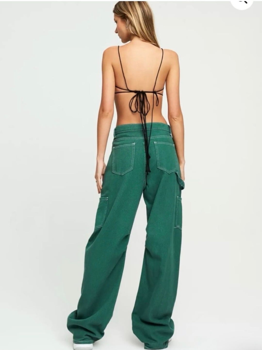 Lioness Miami Vice Forest Green Pants Worn A Few... — image 2 of 8